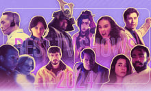 A collage of images from the best TV shows of 2024.