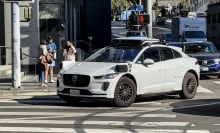 A Waymo robotaxi in Los Angeles.