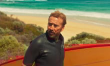 Nicolas Cage in "The Surfer"
