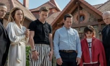 The cast of "Death of a Unicorn."