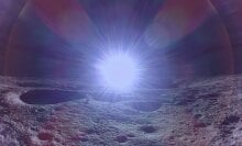 Blue Ghost moon lander captures a sunrise on the surface of the moon
