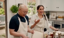 Daniel Martin and Meghan, Duchess of Sussex, in "With Love, Meghan."