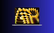 2024 MacBook Air on gradient background