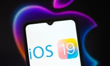 ios19 logo displayed on an iphone screen