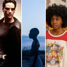 Composite image of LGBTQ movie characters