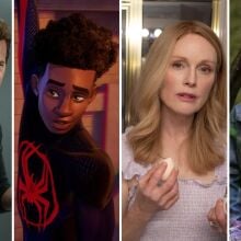 A composite of images from movies now on Netflix. 