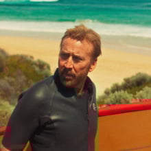 Nicolas Cage in "The Surfer"