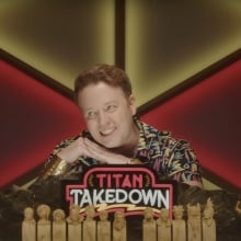 Brennan Lee Mulligan in "Dimension 20: Titan Takedown."