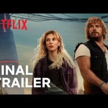 Millie Bobby Brown and Chris Pratt in "The Electric State."