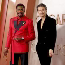 Colman Domingo and his husband at the 2025 Oscars. 