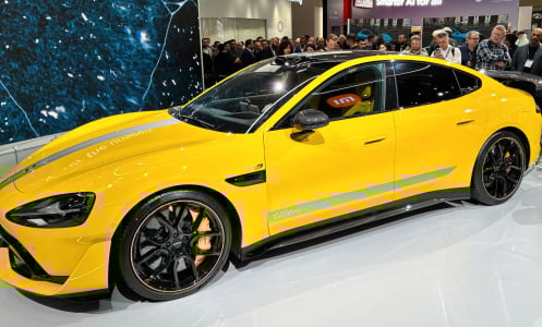 Xiaomi SU7 Ultra shown at MWC.