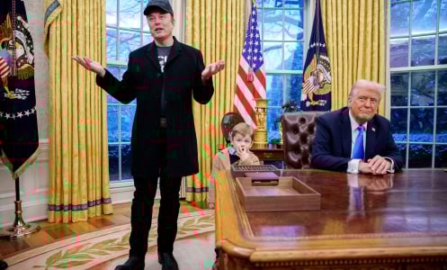 Elon Musk and Donald Trump