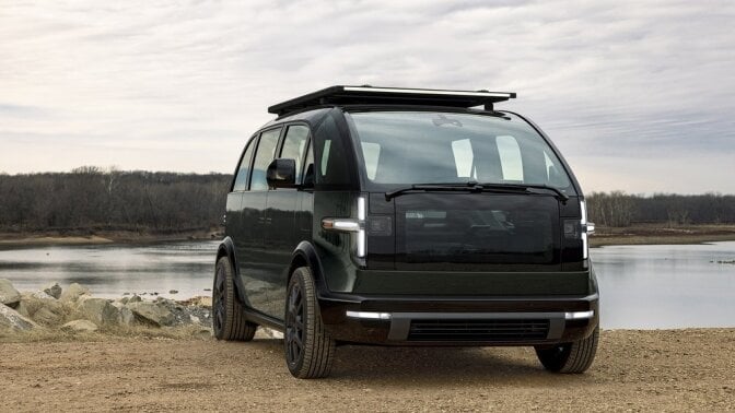 A Canoo lifestyle vehicle.