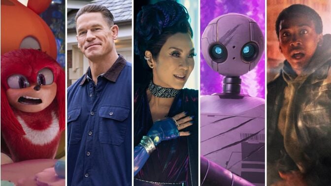 Composite of promotional images from new releases to streaming. 