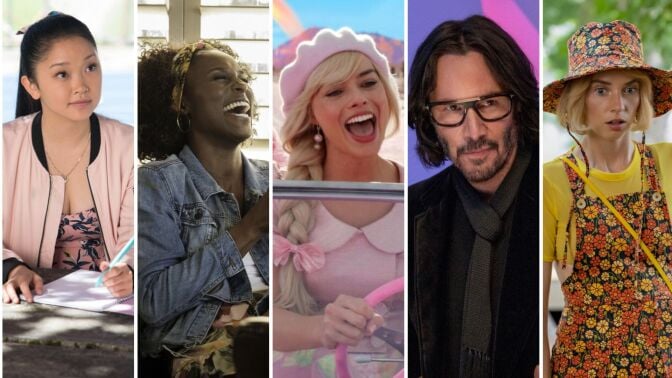 Movie stills from Netflix's library of tiles. 