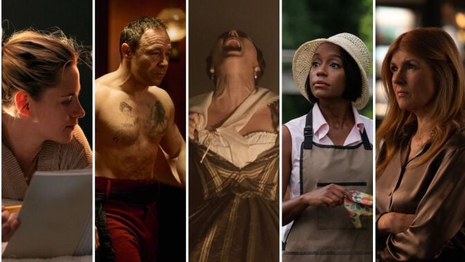 Composite of press stills for TVs and films now streaming. 