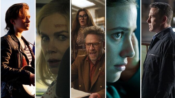 Images from "O'Dessa," "Holland," "The Studio," "American Sweatshop," and "The Accountant 2"