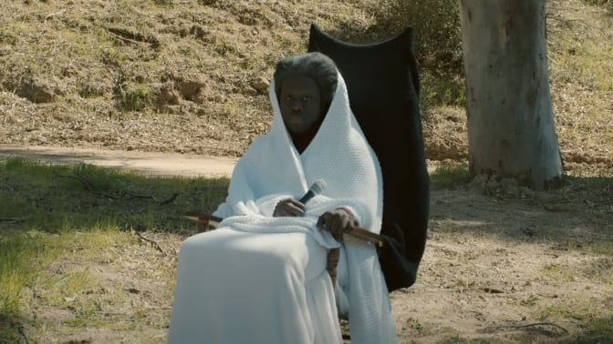 Bob the Drag Queen in the video for "Queen of the Underground."