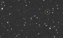 An image captured by the Asteroid Terrestrial-impact Last Alert System (ATLAS) when it discovered asteroid 2024 YR4.