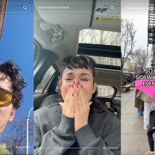 three tiktok screenshots about buddies