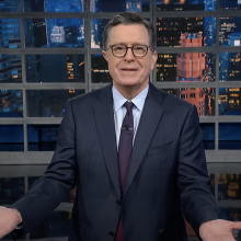 Stephen Colbert presents "The Late Show."