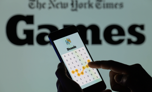 A game being played on a smartphone.