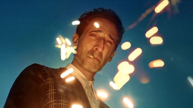 Adrien Brody in "The Brutalist"
