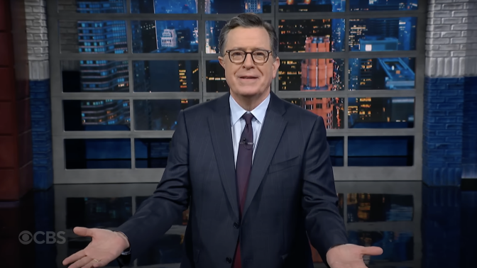 Stephen Colbert presents "The Late Show."